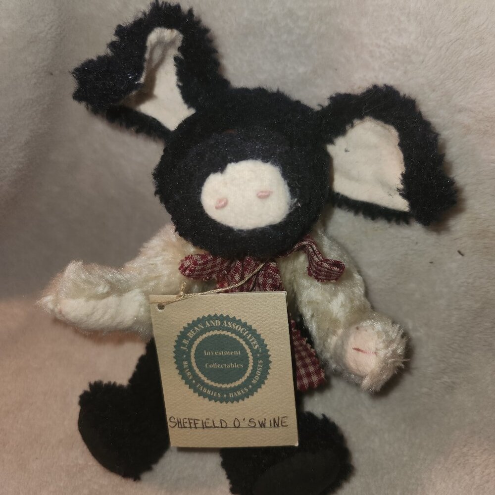 "Sheffield O'Swine" **Retired** Boyds Bears Pig